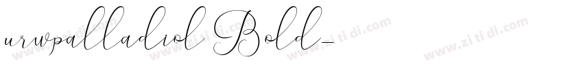 urwpalladiol Bold字体转换